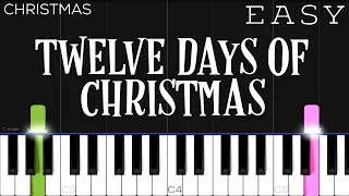 Twelve Days of Christmas | EASY Piano Tutorial
