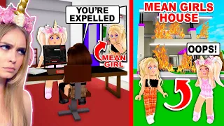 MEAN GIRLS Got Us EXPELLED So We Got REVENGE In Brookhaven! (Roblox)