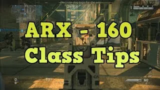 Call of Duty Ghosts - ARX-160 Class Setup Tips (Best Hybrid Class)