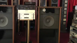 Vintage JBL Speaker Audio Test, tube preamp