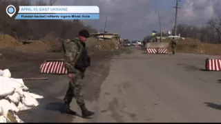 East Ukraine Fighting: Russian-backed militants ignore Minsk truce