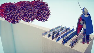 100x MEDIEVAL ARMY & GIANT vs EVERY GOD - Totally Accurate Battle Simulator TABS