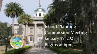 Glynn County Island Planning Commission Meeting January 19, 2021