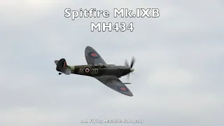 Spitfire IXB MH434 - Shuttleworth May Evening Airshow 2019