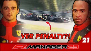 VERSTAPPEN CRASHES?! (F1 Manager 23 - Lewis to Ferrari #21 - Sao Paolo GP)