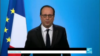 France: President François Hollande says he will not seek re-election next year