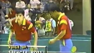 1988 Olympics - Men's Doubles Table Tennis Final