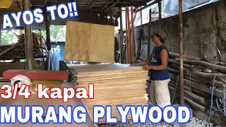 VLOG# 852 NAKATAPID KAMI DAHIL NAKABILI KAMI NG MURANG PLYWOOD