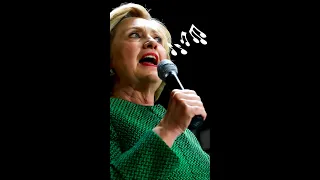 CRINGE - Hillary Clinton tries to SING