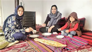 Afghanistan Village Cooking | Cooking Rural Style "Aash Doghi"