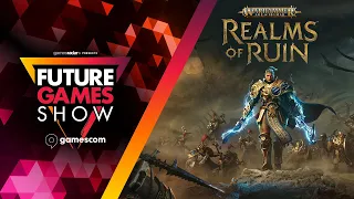 Warhammer Age of Sigmar: Realms of Ruin Gameplay Trailer - Future Games Show at Gamescom 2023