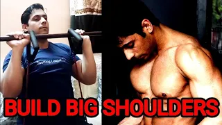 Build Big Shoulders with Bands(NO WEIGHTS!) |Fitness Series|