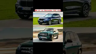 BMW X7 vs Mercedes GLE 450d ||Who is real king||#bmw #mercedes