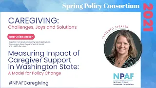 Measuring Impact of Caregiver Support in Washington State: A Model for Policy Change