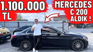 1.100.000 TL MERCEDES C200 ALDIK !