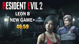 Resident Evil 2 Remake Speedrun Leon B NG+ 46:59 [Former World Record]