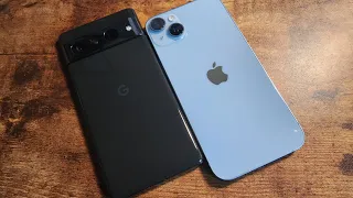 Apple iPhone 14 Plus VS Google Pixel 7 Pro Video camera battle📷