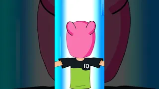 Ben 10 Pink In Rainbow Friends #shorts | Fanmade Transformation