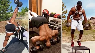 WWE Champion Bobby Lashley FULL INTENSE Workout At His Mansion During Quarantine | WWE Life