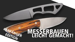 Messergriff einfach und schnell selber machen I DIY für zu Hause I Messerbaukurs auch für Anfänger