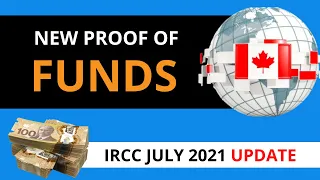 CANADA PROOF OF FUNDS UPDATE JULY 2021 - Express Entry
