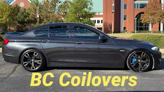 BMW  F10 535i Mods: BC Coilovers Install