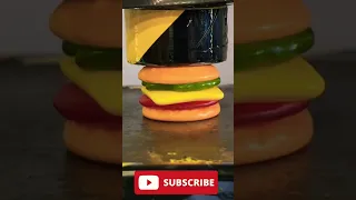 Hydraulic press vs Hamburger!