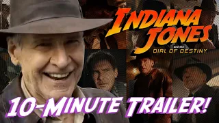Indiana Jones and the Dial of Destiny  10-MINUTE TRAILER ~ All Trailers & Photos Chronological Order