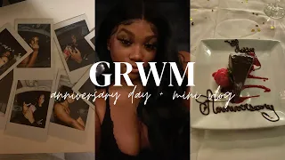 #grwm  || anniversary date + mini vlog