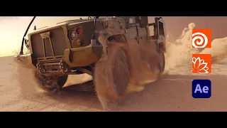 Car Dust Trail and Suspension Rig - HOUDINI FX + BREAKDOWN