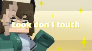 LOOK DON'T TOUCH meme || Minecraft animation || (Gift)