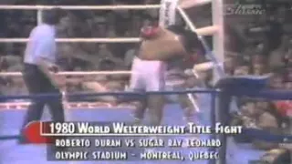 Sugar Ray Leonard vs Roberto Duran I.avi