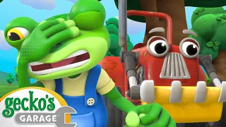 Gecko's Tree Story 🌳 | GECKO'S GARAGE 🐸 | Old MacDonald's Farm | Vehicle Cartoons for Kids