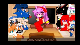 Sonic Characters react to Amy Rose AUs|AUs in description|