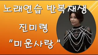 진미령 "미운사랑" 노래연습 반복재생