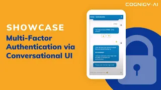 Multi-factor authentication via Conversational UI