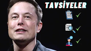 Elon Musk'ın Öğrencilere  tavsiyeleri (Türkçe Altyazılı)