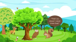 The wise owl and the curious squirrel | Moral story | Story for kids | Boundary for curiosity