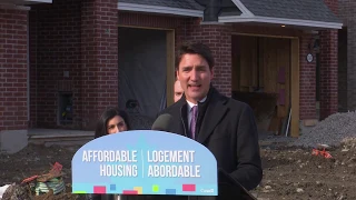 Prime Minister Justin Trudeau announces new First-Time Home Buyer Incentive in Orleans, Ontario