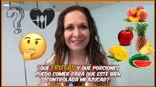 🍌🍏FRUTAS PARA DIABETICOS🍉 ¿ que porciones puedo comer? ⁄▶Dra. Melissa Tejeida