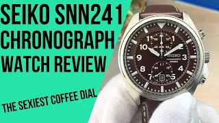 Seiko SNN241 Watch Review | The MOST SEXY Coffee Dial!