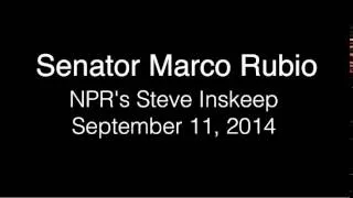 NPR: Rubio Responds to Obama's Strategy to Defeat ISIL