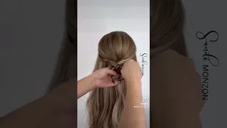 Flower braid Half up/half down