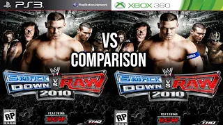 WWE SmackDown Vs Raw 2010 PS3 Vs Xbox 360