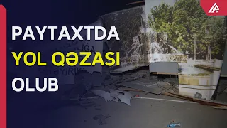 Bakıda iki maşın toqquşub, xəsarət alan var – APA TV