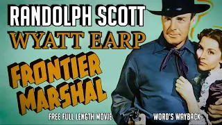 Wyatt Earp FRONTIER MARSHAL 1939 Randolph Scott as Wyatt! Cesar Romero as Doc! FREE Western Classic