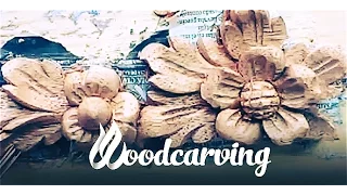 Wood carving Lesson Flowers Style Baroque ►► Timelapse Резьба по дереву Цветы Барокко Урок