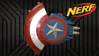 Marvel Captain America Civil War Nerf Blaster Reveal Shield from Hasbro