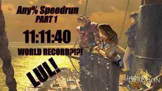 LEGEND OF DRAGOON ANY% SPEEDRUN [TURBO] WORLD RECORD! PART 1/2 [Old WR]