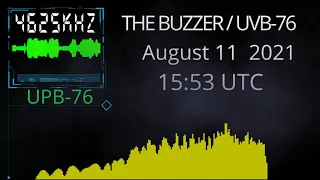 The Buzzer UVB 76 4625Khz 11.08.2021 голосовые сообщения